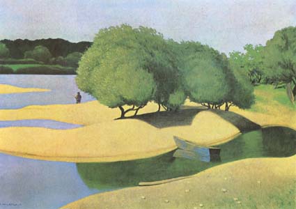 Felix  Vallotton Sandbanks on the Loire (mk09)